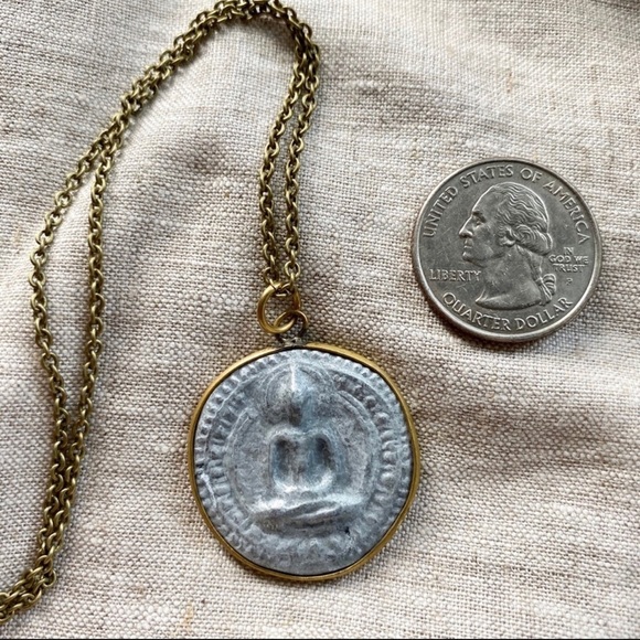 Zen Concrete Pendant Necklace - Picture 10 of 12